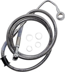 harley davidson flstc [DRAG SPECIALTIES] - Extended stainless steel brake line-1