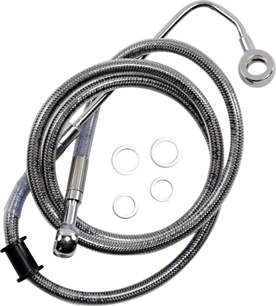 harley davidson flstc [DRAG SPECIALTIES] - Extended stainless steel brake line
