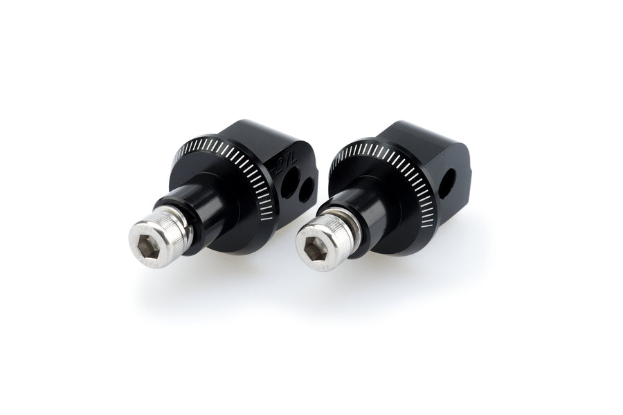APRILIA RSV4 FACTORY [2024] – Adapter Beifahrer Fußrasten- Gummipad – Schwarz