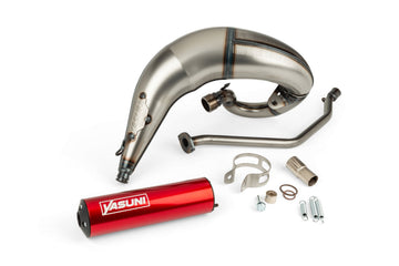 Beta RR Track 50 2T - Exhaust Cross ML Red