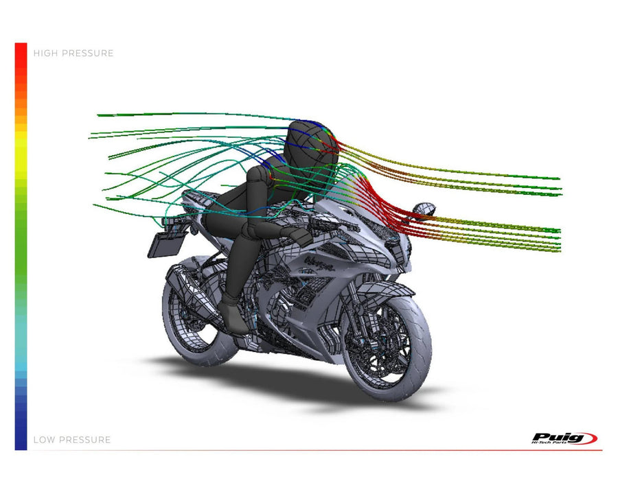 KAWASAKI ZX-10RR NINJA PERFORMANCE [2018] – R-Racer Scheibe – Stark getönt