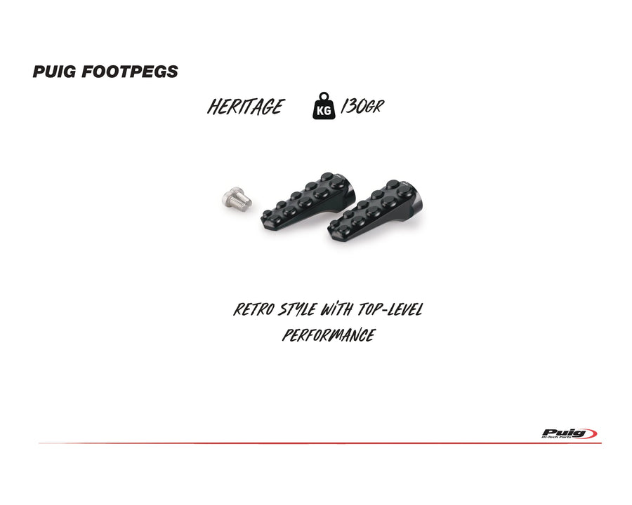 YAMAHA TENERE 700 RALLY EDITION [2025] – Off-Road footrests – Black