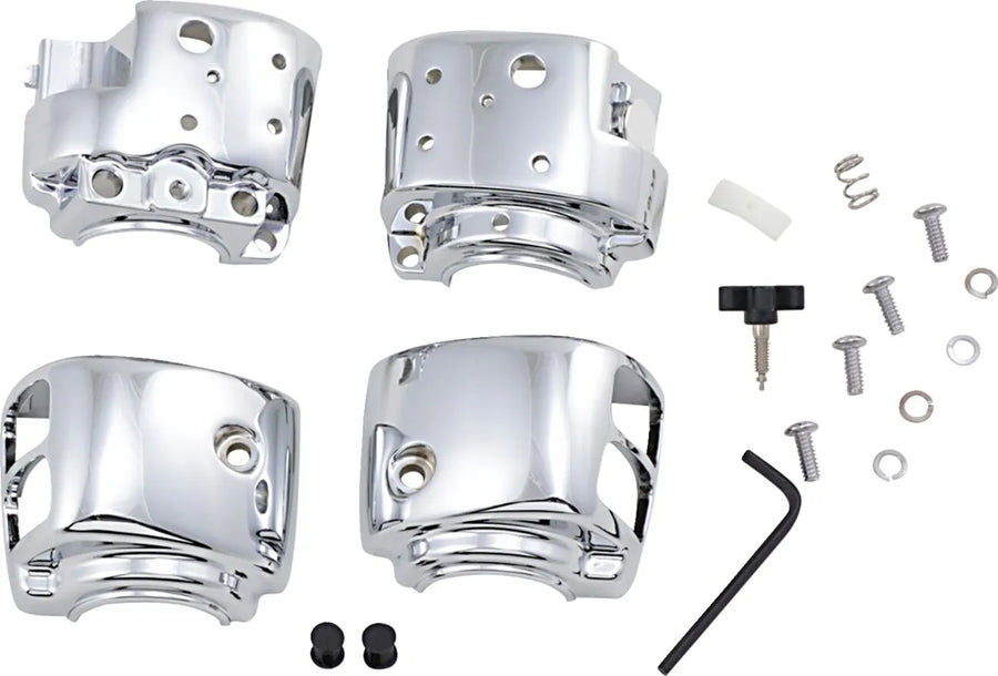 Harley-Davidson Sportser S [Kuryakyn]-chrome-plated switch housing