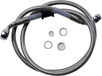 harley davidson fxfb [DRAG SPECIALTIES] – Edelstahl Bremsleitungs-Kit