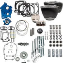 Harley-Davidson FLHTCUTG 1750 Tri Glide Ultra 107 [2018, 2019] - 132" Power Package Motorleistungs-Kit – Oberfläche: Schwarz, Hervorgehobene Lamellen – Bild 11