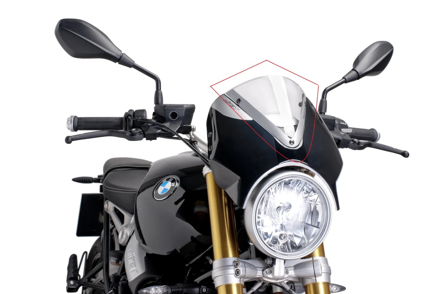 BMW R NINET URBAN S [2024] – RetroVision Windschild Visier – Getönt