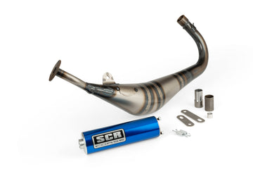 Beta RR Track 50 2T - Exhaust Handmade 50-70 blue