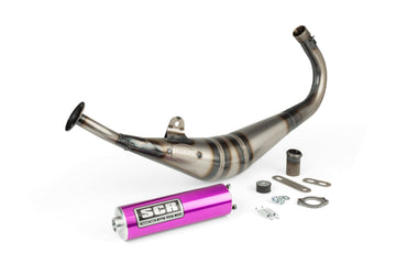 Derbi Senda X-Treme SM '05 - '10 50 2T D50B0 - Exhaust Handmade 50-70 purple