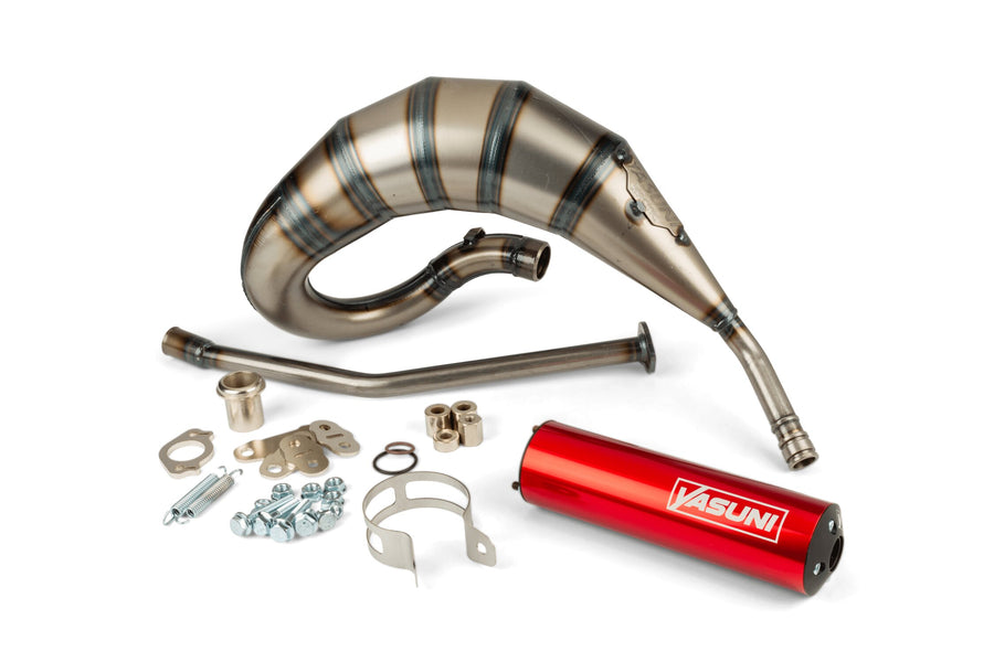 Derbi Senda R DRD Racing Enduro 50 2T D50B0 [2006–] - Exhaust Cross HM Red