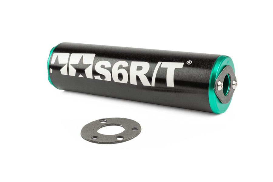 Fantic XM 50 2T - Auspuff R/T 70 - 80 Schwarz / Türkis
