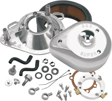 Harley-Davidson FLHTCUI 1340 EFI Electra Glide Ultra Classic Special Anniversary Edition [1995] - Sidekick Luftfilter-Kit – Oberfläche: Silber – Bild 2