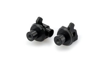 APRILIA CAPONORD 1200 [2016] – Adapter Fußrasten- Gummipad "Rider" – Schwarz