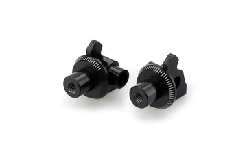 APRILIA CAPONORD 1200 [2016] – Adapter Fußrasten- Gummipad "Rider" – Schwarz - 0