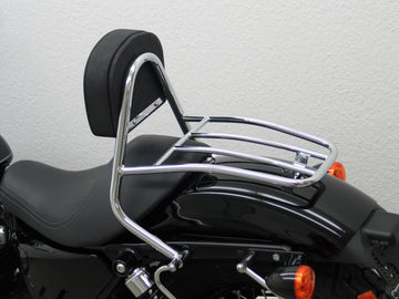 Harley Davidson Sportster Evo 883/1200 (Custom [2004-2020] - Fahrer Sissy Bar mit Kissen und Gepäckträger