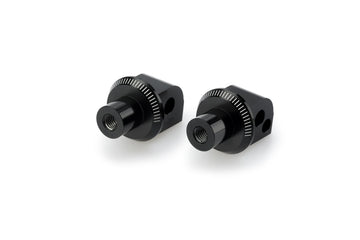 APRILIA CAPONORD 1200 [2016] – Adapter Beifahrer Fußrasten- Gummipad – Schwarz - 0