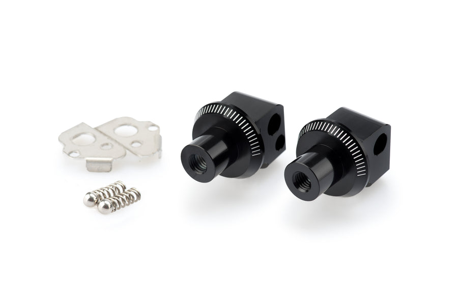 BMW G 650 GS SERTAO [2016] – Adapter Beifahrer Fußrasten- Gummipad – Schwarz