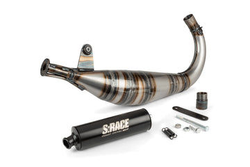 Fantic XM 50 2T - Exhaust S Race 85-100 Low-Mount Black