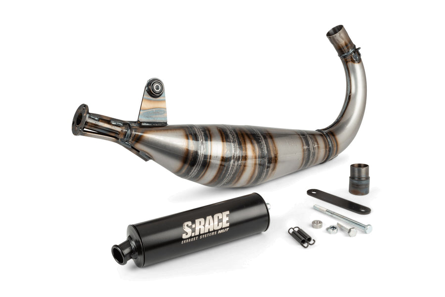 Rieju MRX Enduro Pro 50 2T AM6 - Auspuff S Race 85-100 Low-Mount Schwarz