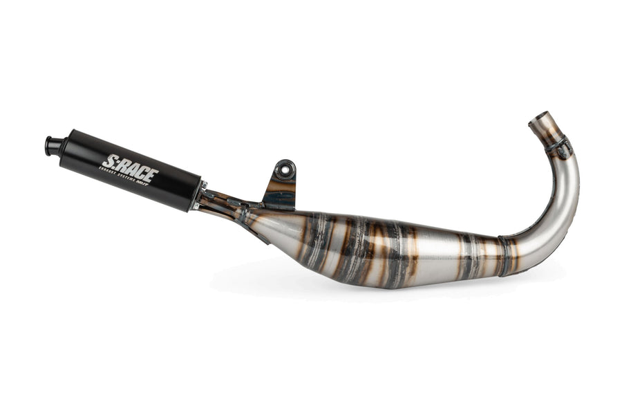 Generic Trigger X-Enduro 50 2T AM6 - Auspuff S Race 85-100 Low-Mount Schwarz