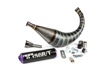 Rieju MRT 50 2T - Auspuff R/T 70 - 80 Schwarz / Lila