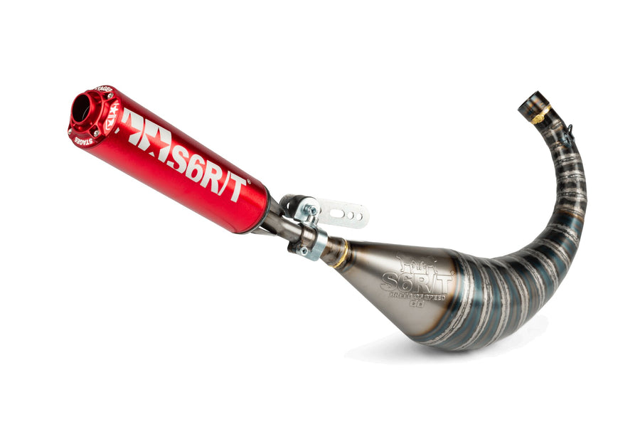Beta RR-T SM 50 2T - Exhaust R/T 70 - 80 Red