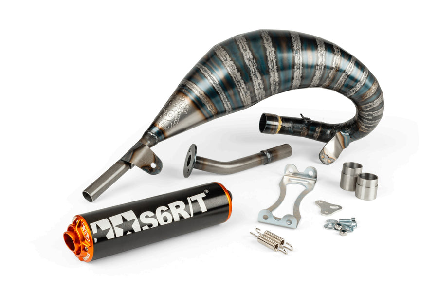 Beta RR-T SM 50 2T - Exhaust R/T 70-80 Black / Orange
