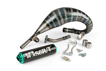 Beta RR Enduro 50 2T - Exhaust R/T 70-80 Black / Turquoise