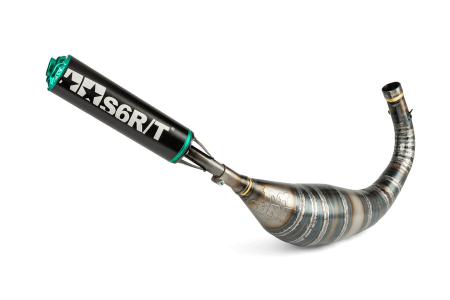 Rieju MRT Pro 50 2T - Auspuff R/T 80–90 Schwarz / Türkis