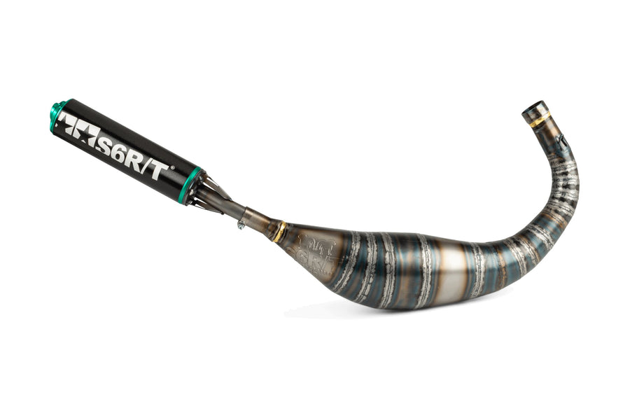Beta RR-T SM 50 2T - Exhaust R/T 80-90 Black / Turquoise