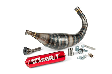 Rieju MRX Enduro Pro 50 2T AM6 - Auspuff R/T 80-90 Rot