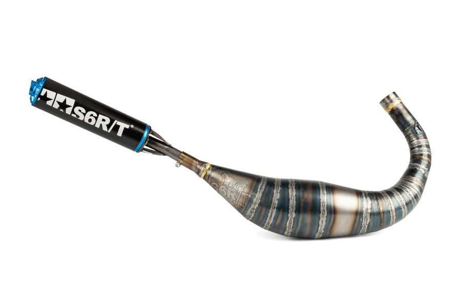 Rieju Spike 2 50 2T AM6 - Auspuff R/T 90-100 Schwarz/Blau