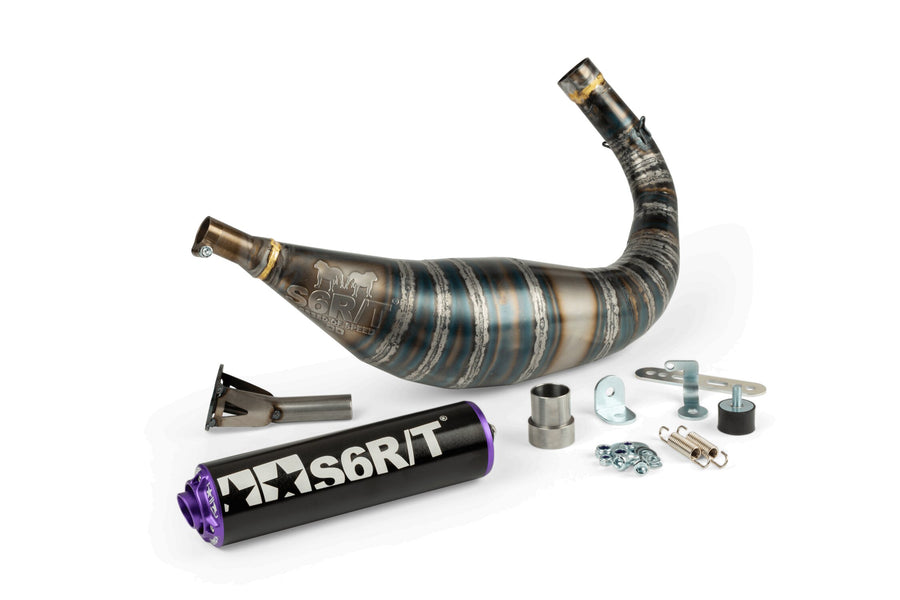 Beta RR Track 50 2T - Exhaust R/T 90-100 Black/Purple