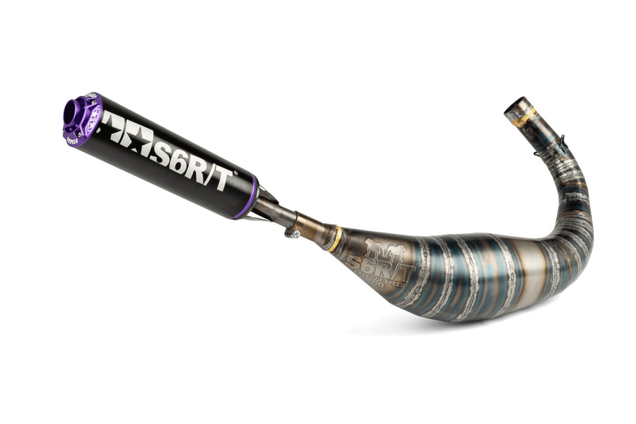 Beta RR Track 50 2T - Exhaust R/T 90-100 Black/Purple