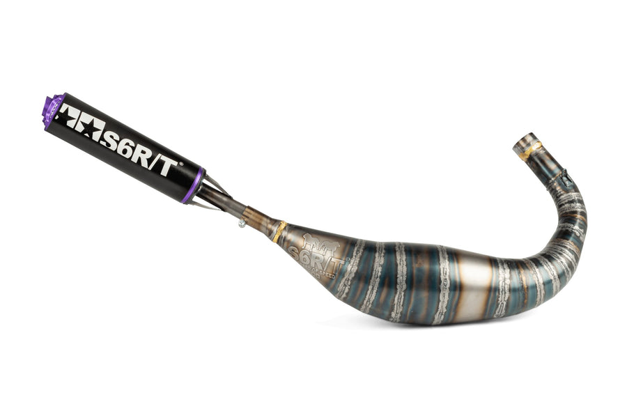 MBK X-Limit Enduro 50 2T AM6 [2004–] - Auspuff R/T 90-100 Schwarz/Lila