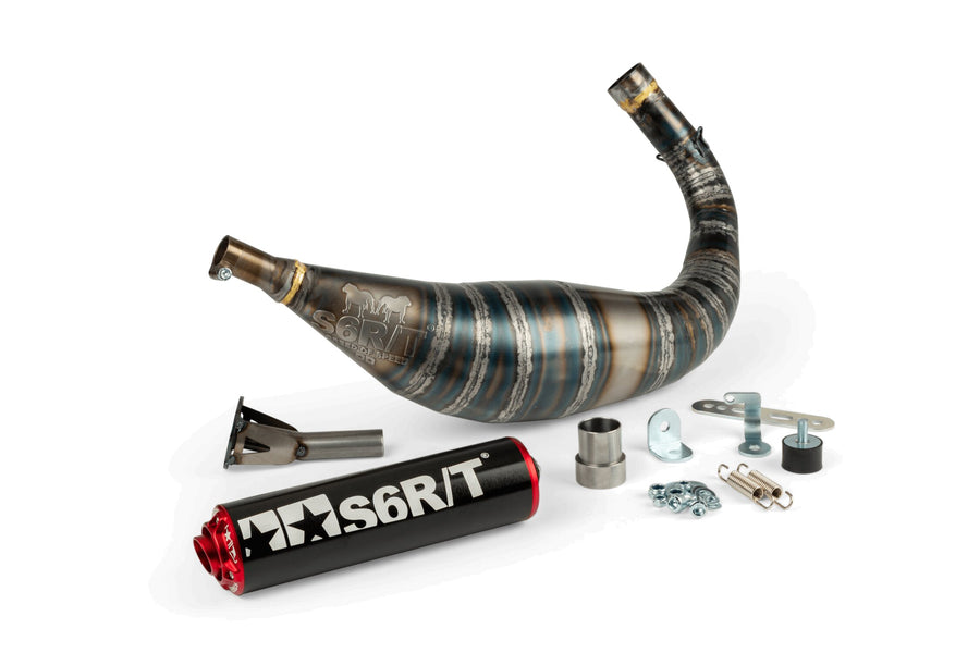 Beta RR SM 50 2T - Exhaust R/T 90-100 Black/Red
