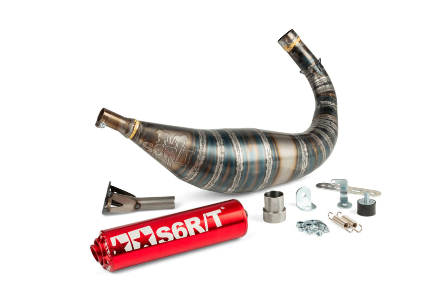 Rieju MRX Enduro Pro 50 2T AM6 - Auspuff R/T 90-100 Rot
