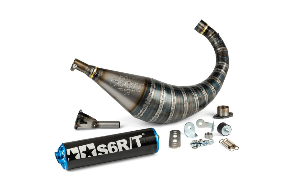 Derbi Senda DRD Racing SM 50 2T D50B0 [2012–] - Exhaust R/T 70-80 Black/Blue