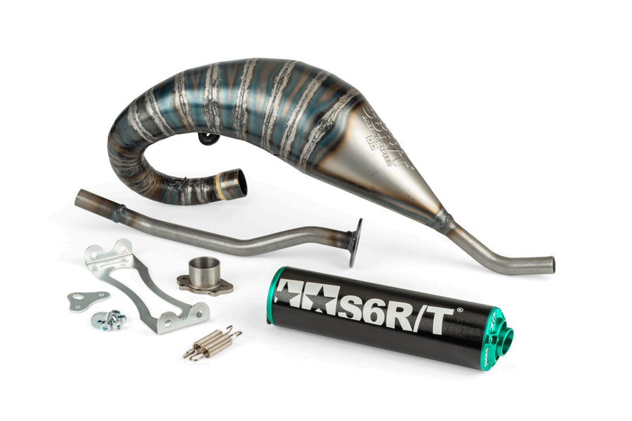 Derbi Senda DRD Racing SM 50 2T D50B0 [2012–] - Exhaust R/T High Black Turquoise