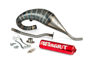 Derbi Senda DRD X-Treme SM '10 - '17 50 2T D50B0 - Exhaust 70-80 High Mount Red