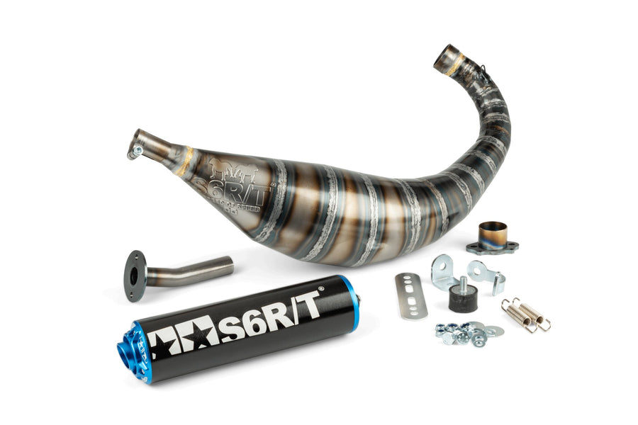 Derbi Senda DRD X-Treme SM '10 - '17 50 2T D50B0 - Exhaust 80-90 Black / Blue