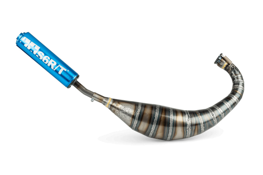 Aprilia SX 50 2T - Auspuff 80-90 Blau