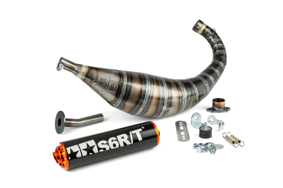 Derbi Senda X-Race SM '05 - '10 50 2T D50B0 - Exhaust 80-90 Black / Orange
