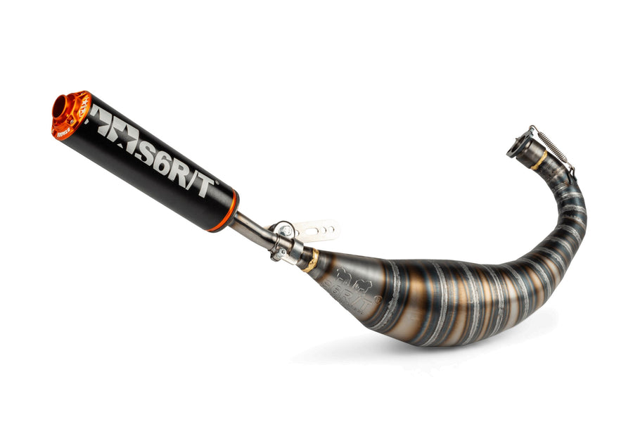 Derbi Senda DRD X-Treme SM '10 - '17 50 2T D50B0 - Exhaust R/T Black Orange