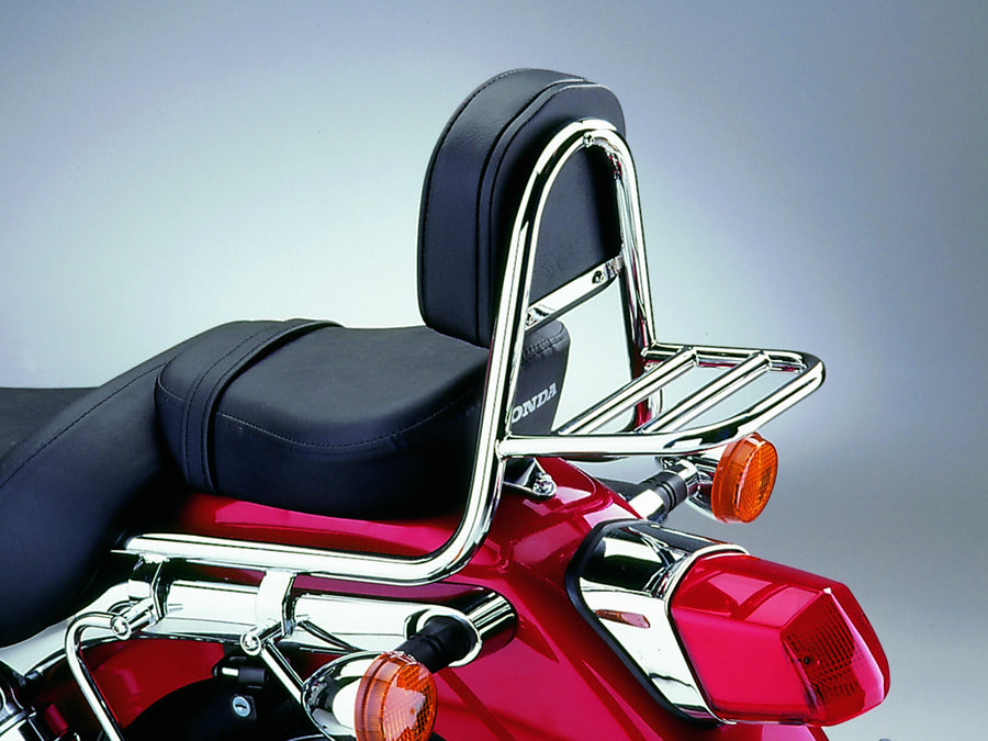 Honda VT 125 Shadow [1999-2007] - Sissy bar made of pipe with pillows and luggage rack