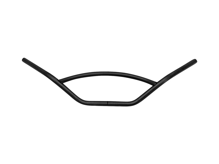 Motorradlenker Ø 25 - Lenker mit gerundeter Strebe Ø 22 mm, 870 mm breit, schwarz
