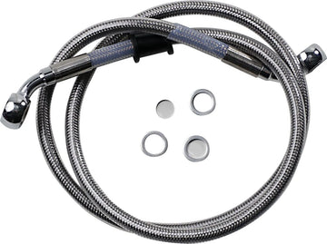 harley davidson fxfb [DRAG SPECIALTIES] – Edelstahl Bremsleitungs-Kit - 0
