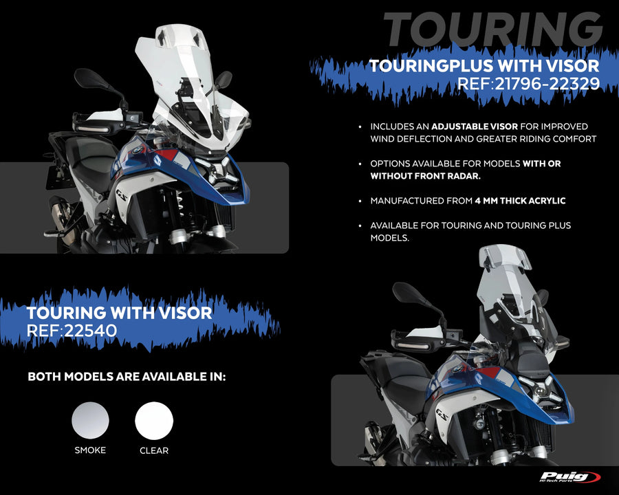 BMW R 1300 GS TROPHY [2025] – Tourenscheibe – Getönt
