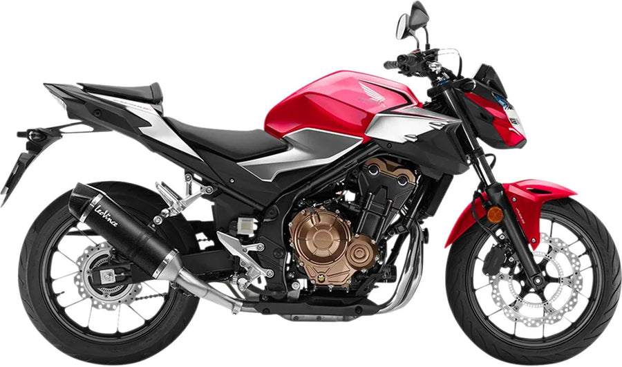 honda cb 500 [LEOVINCE] – LV One Evo carbon rear silencer