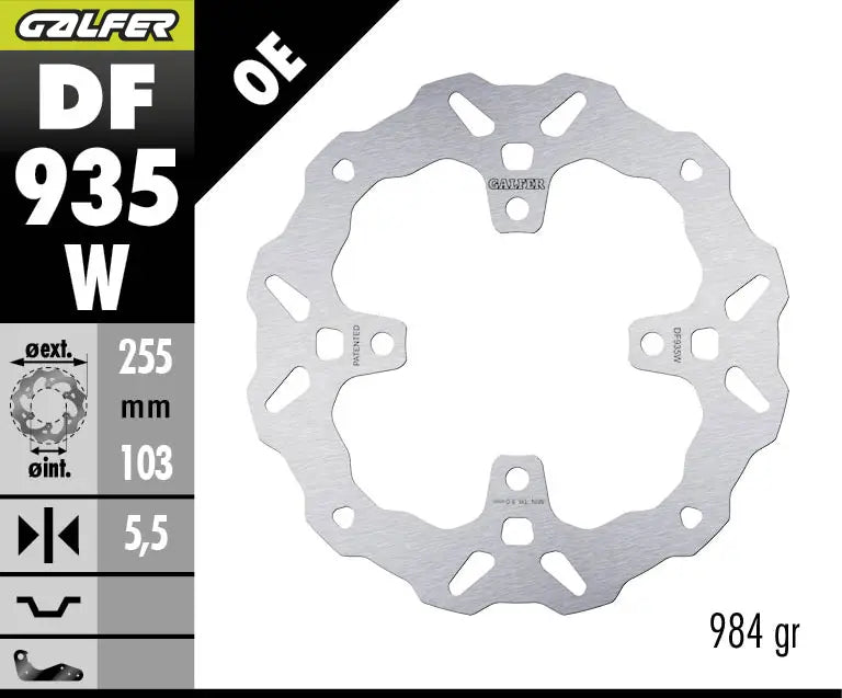 Triumph Trident 660 [2024-2026, 2025-2026] - BRAKE DISC FIXED WAVE – Image 1