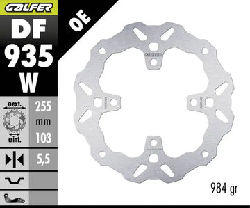 Triumph Tiger Sport 660 ABS [2022-2026] - BRAKE DISC FIXED WAVE – Picture 2
